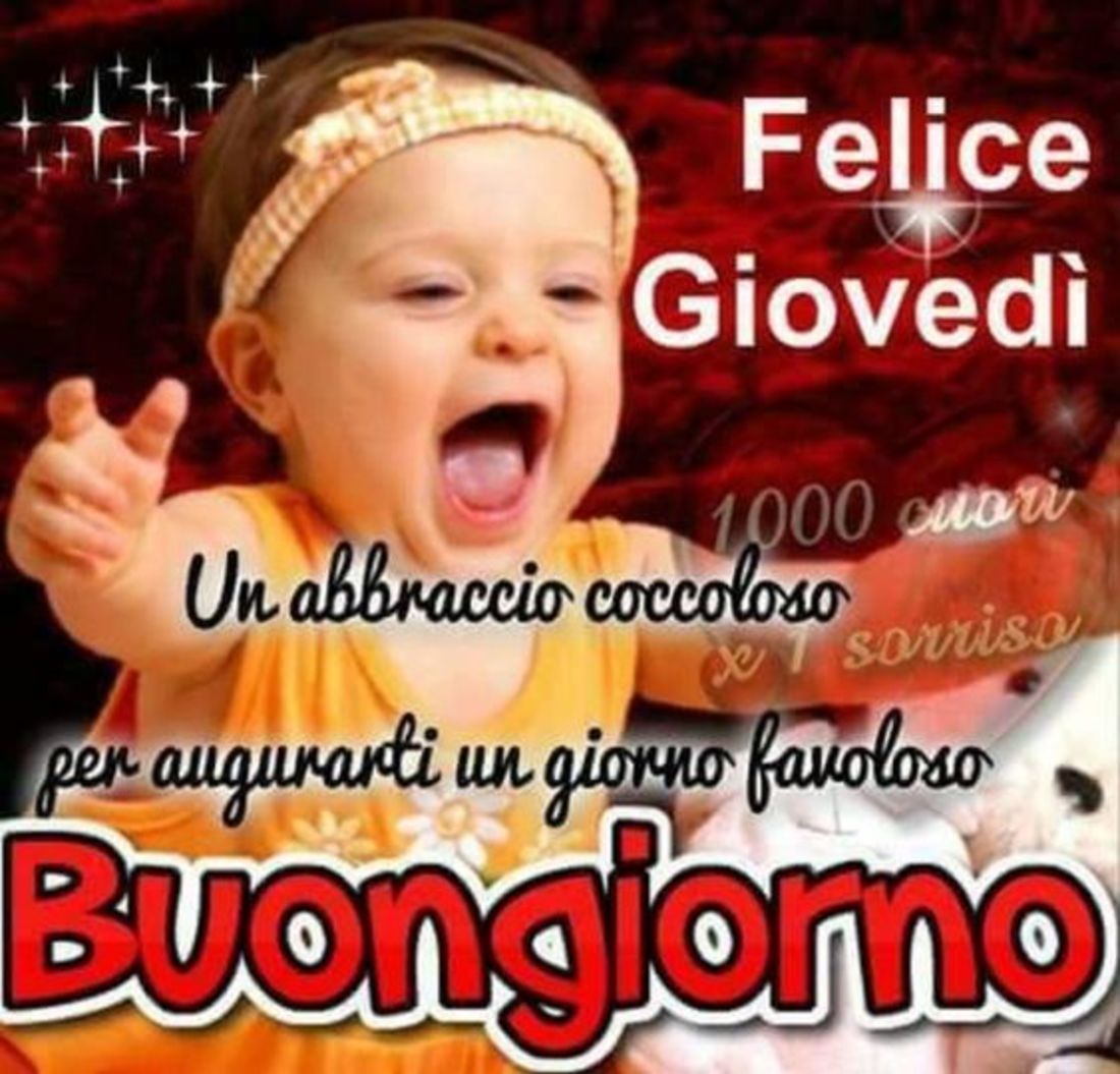 Buon Giovedi Con Bambini Buongiornoate It