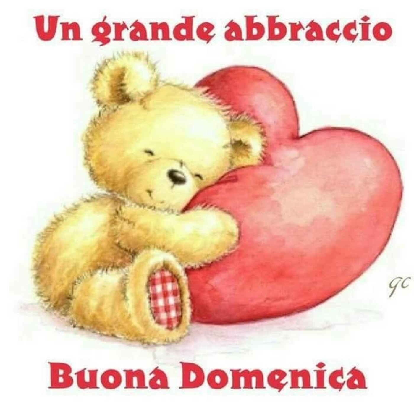 Buona domenica con abbraccio