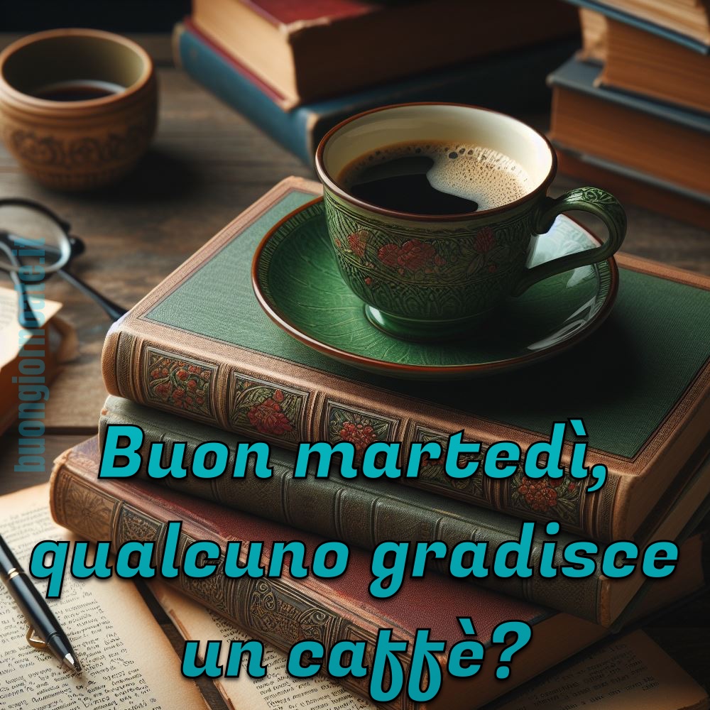 Buon Martedì, qualcuno gradisce un caffè?