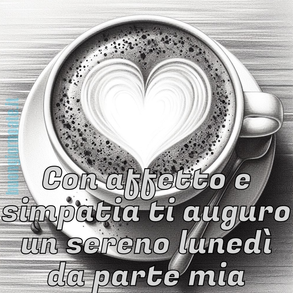 Un cuore, un caffè ed il mio Buon Lunedì per Te!